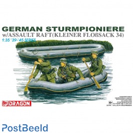 German Sturmpioniere with Assault Raft (Kleiner Floßsack 34)