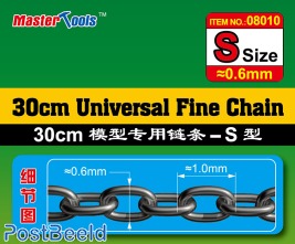 Master Tools ~ Universal Fine Chain 0,6x1mm 30cm (2pcs)