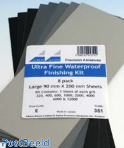 Ultra Fine Waterproof Finishing Kit (sanding paper)