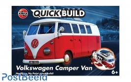 Quickbuild ~ Volkswagen Camper Van Red