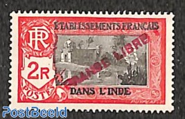 2R, FRANCE LIBRE, Stamp out of set