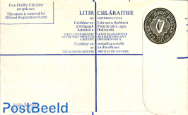Registered Letter Envelope37p (7.20 in text)