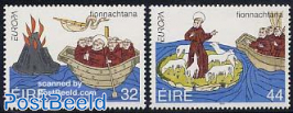 Europa, discoveries 2v, joint issue Foroyar,Icelan