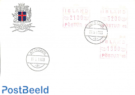 Automat stamps, First Day Cover