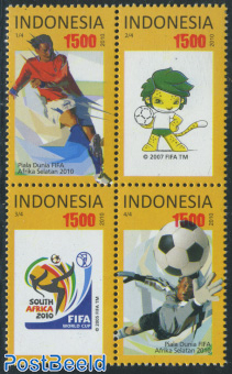 World Cup Football South Africa 4v [+] or [:::]