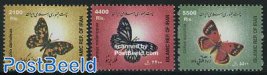 Definitives, butterflies 3v