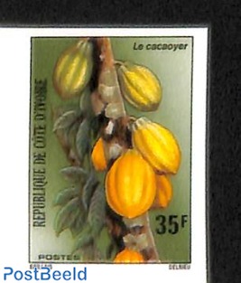 Cacao tree 1v, imperforated