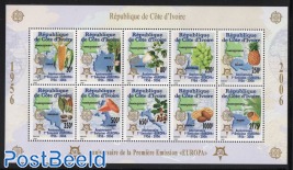50 Years Europa Stamps 10v m/s