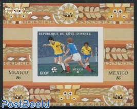 Football games Mexico s/s imperforated
