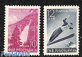 Planica skiing games 2v