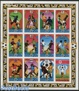 Worldcup football 12v m/s, imperforated