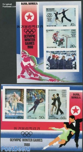 Olympic Winter Games 2x3v m/s, Imperforated
