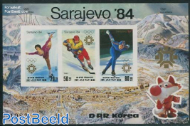 Sarajevo Winter Olympics 3v m/s, Imperforated