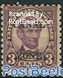 3c, Perf. 10, Pointed tops, Stamp out of set