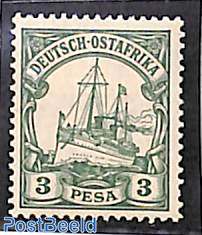 Ostafrika, 3p, Stamp out of set
