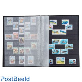 Leuchtturm Basic Stockbook 16 Black Pages (A4) Blue