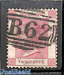 2c rosa, Stamp out of set