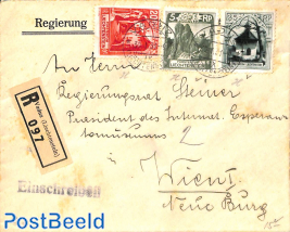 Registered letter to Vienna