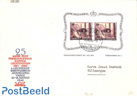 Envelope with s/s to Villmergen