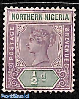 1/2d, Northern Nigeria, Stamp out of set