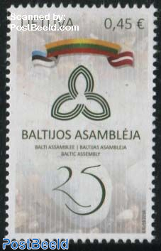 Baltic Assembly 1v, Joint Issue Estonia, Latvia