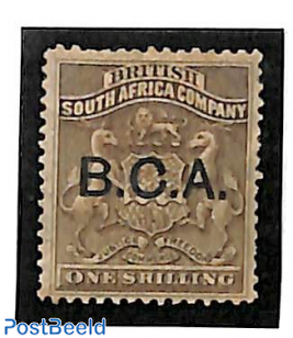BCA, 1sh, Stamp out of set