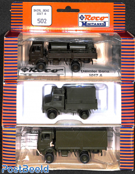 Lot with 3x Roco Military vehicle