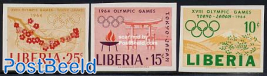 Olympic games 3v imperforated