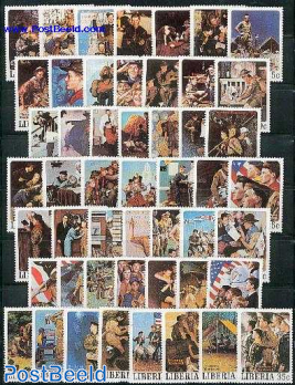 Scouting 50v, Norman Rockwell paintings