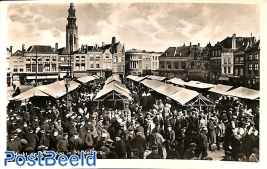 Markt op Marktdag, Middelburg