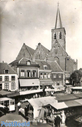 Amersfoort, St. Joriskerk met markt