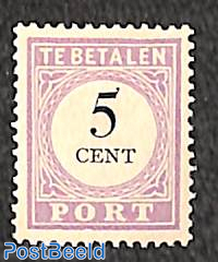 5c, type III, Stamp out of set