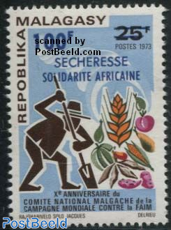 Secheresse overprint 1v