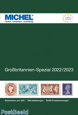 Michel catalog Great Britain Special 2022/2023