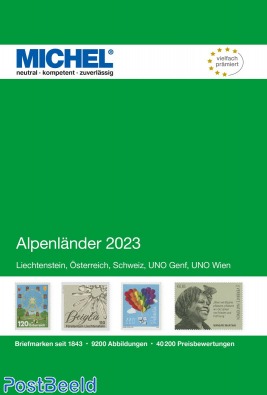 Michel Catalog Europe volume 1 Alps 2023