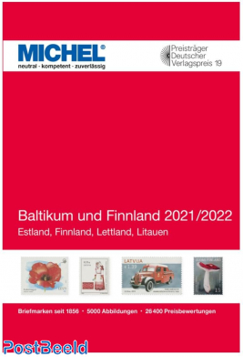 Michel catalogue Europe Volume 11 Baltic States and Finland 2021/2022