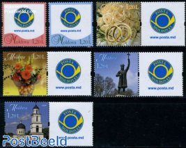Personal stamps 6v (2v+4v with tabs)