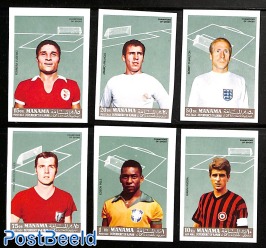 Football players 6v Imperforated