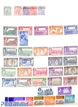 Lot Montserrat o/* (40 stamps)