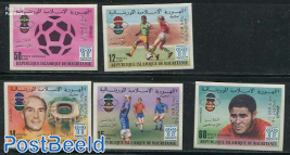 World Cup Football winners 5v, Imperforated