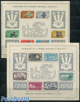 Stamp centenary 2 s/s