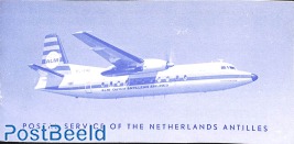 Promotional aviation folder with stamps
