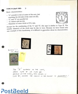 Cancellations with descriptions on stamps Curacao
