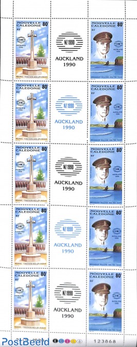 Auckland stamp expo m/s