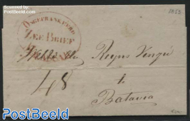 Ship Letter, Zeebrief to Batavia