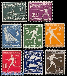 Olympic games Amsterdam 8v