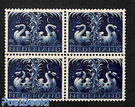 Private perfed & backside overprinted stamps Red Cross, block of 4 [+]