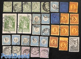 Lot with stamps 'back of the book' mostly 2nd choice, very high cat. value