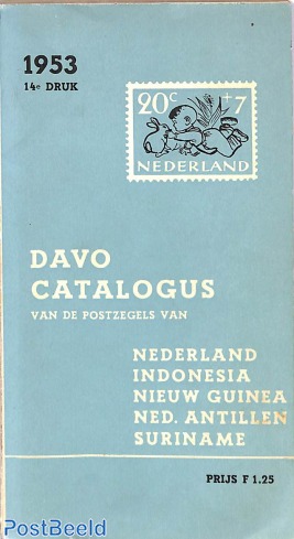 Davo postzegelcatalogus 1953
