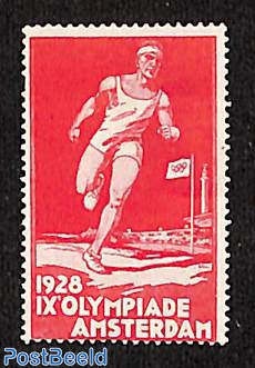 Promotional seal Olympic games 1928
